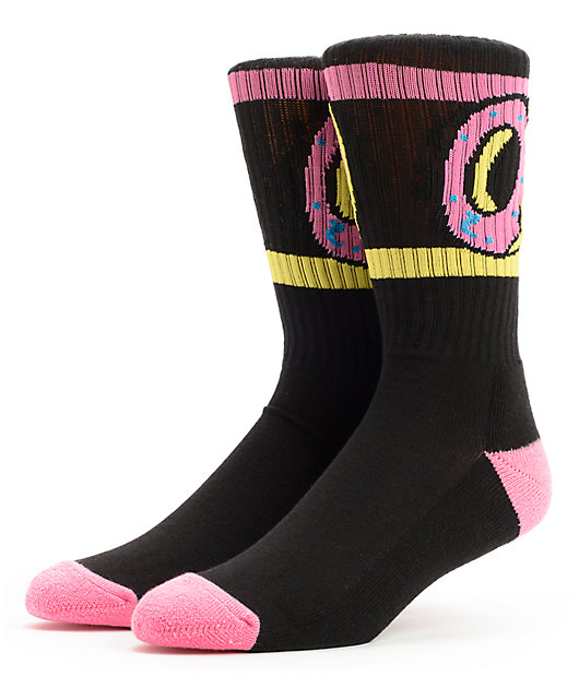 レッグウェア odd future socks レッグウェア odd future socks Donut Pattern Socks - Black