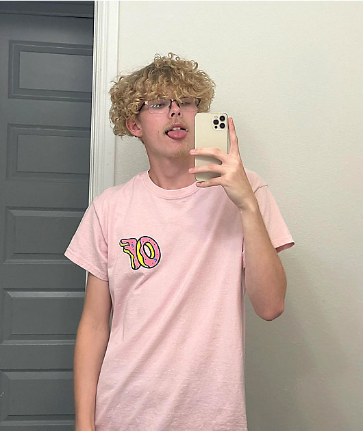 Pink dodgers t shirt diy｜TikTok Search