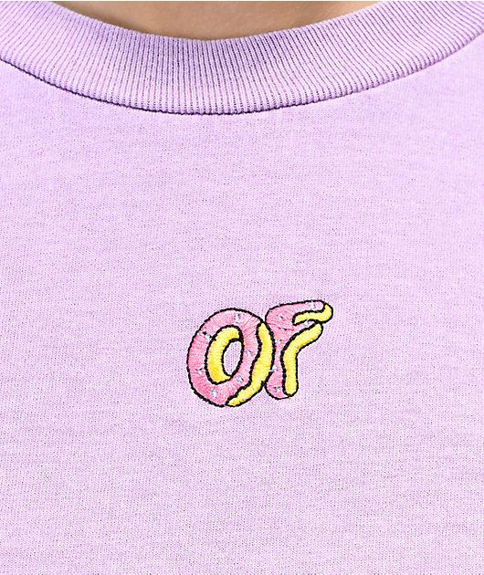 Odd Future Embroidered Dusty Lilac T-Shirt