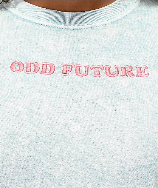 Odd Future Embroidered Mint Blue T-Shirt