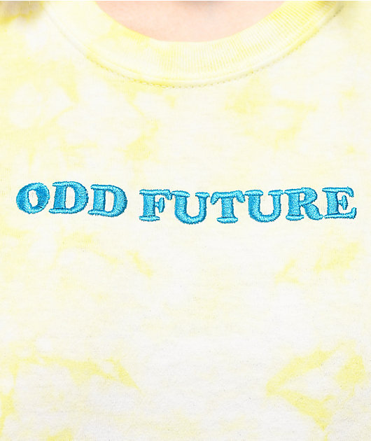 Odd Future Embroidery Yellow Wash T-Shirt