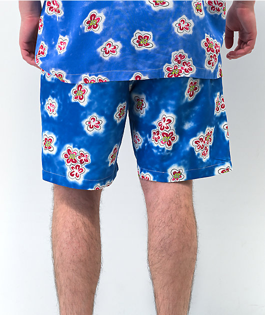 Odd Future Flowers Blue & Purple Board Shorts