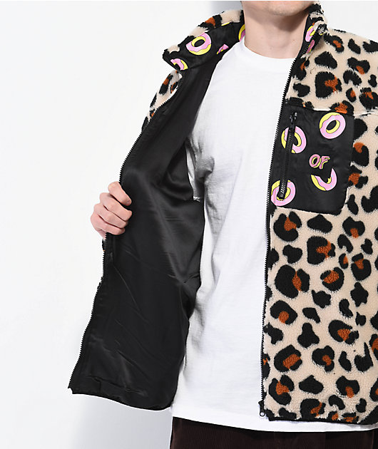 Odd Future Leopard Fleece Jacket