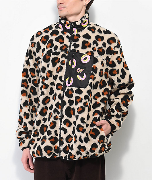 seco En consecuencia Así llamado Odd Future Leopard Brown Fleece Jacket