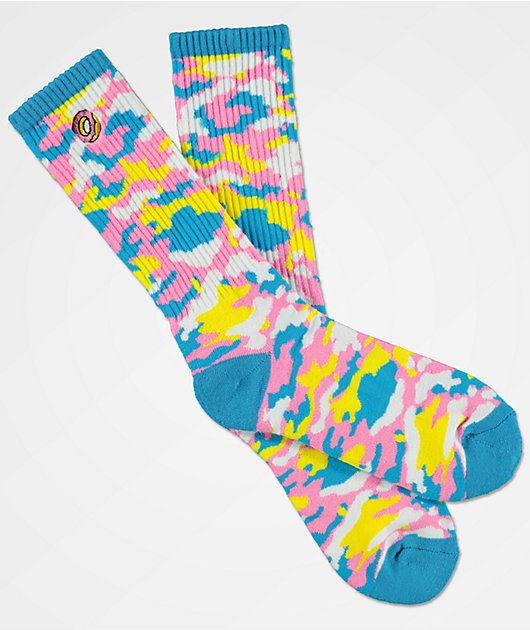 Odd Future Multi-Colored Camo calcetines