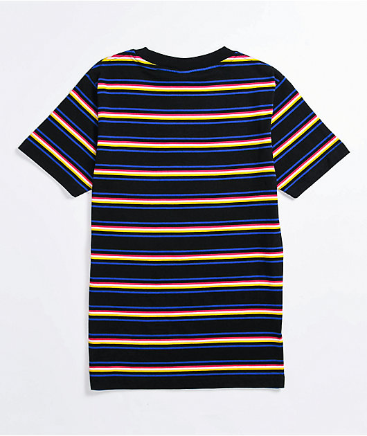 Odd Future Multi Stripe Black T-Shirt