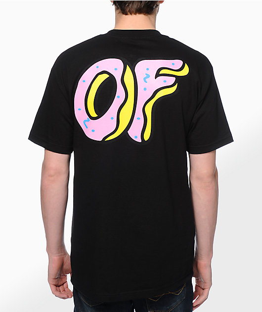 Odd Future OF Donut Black T Shirt Zumiez