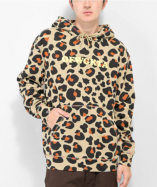 Odd future cheetah print hoodie on sale