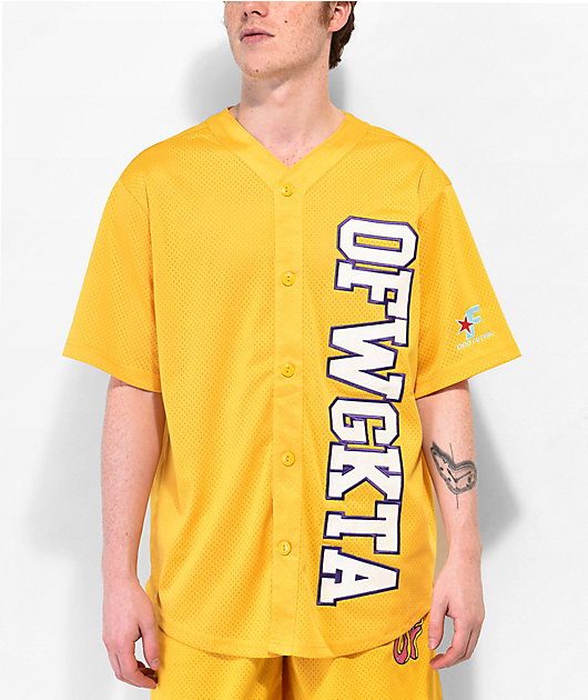 Odd Future OFWGKTA Camiseta de baloncesto amarilla