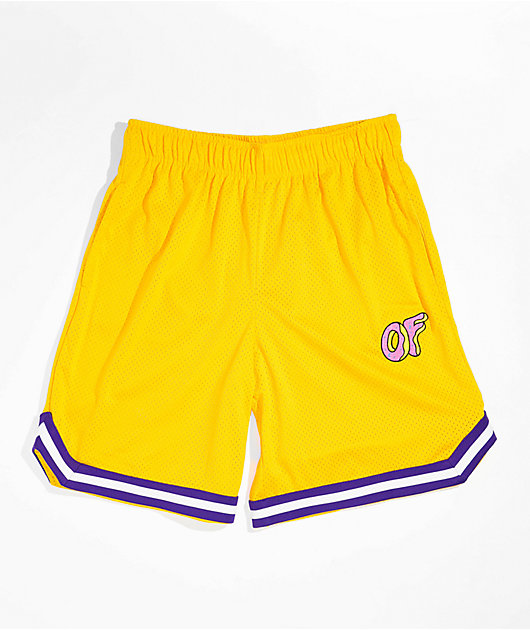 Basketball shorts shops yellow