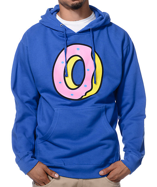 odd future donut hoodie blue