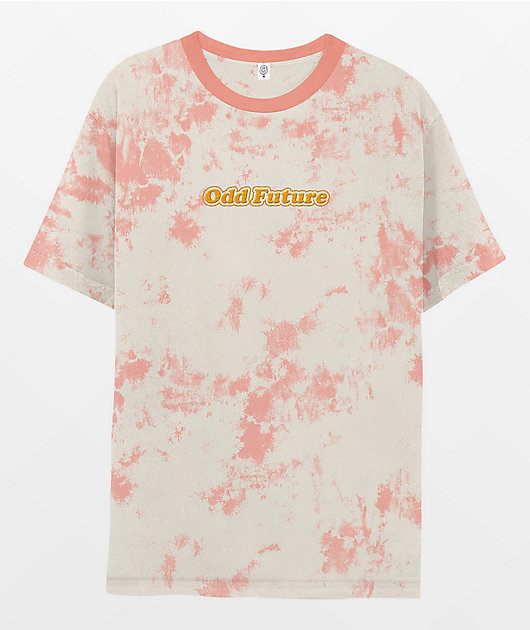 Odd Future Pink Splatter Wash T-Shirt