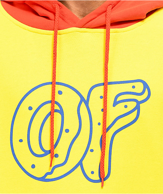 Odd future primary color block hoodie clearance
