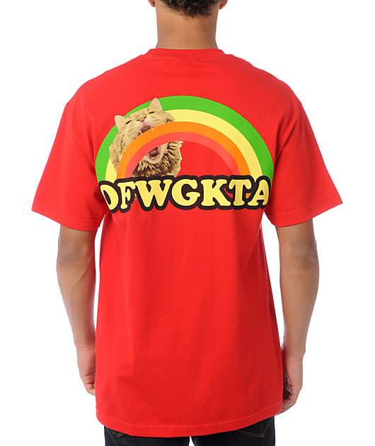 ofwgkta rainbow cat shirt