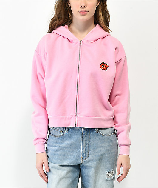 Odd Future Strawberry Crop Zip Hoodie Zumiez