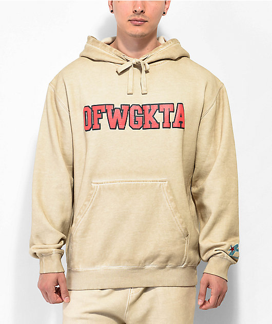 Odd Future University Natural Hoodie Zumiez