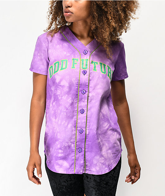 Odd Future Pink & Orange Baseball Jersey - Size S - Pink - Jerseys - Shirts - Tops - Women's Clothing at Zumiez