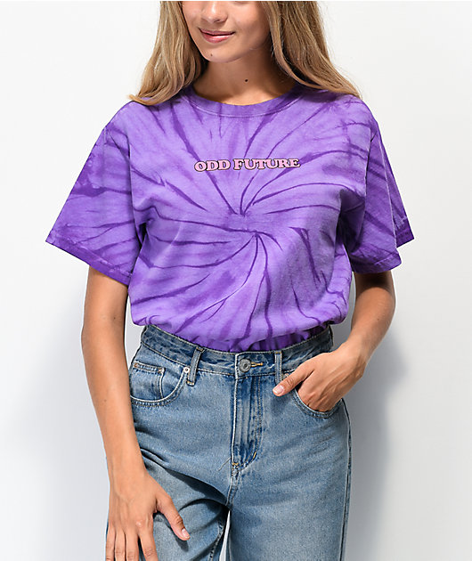 Purple Cyclone Tie-Dye T-Shirt