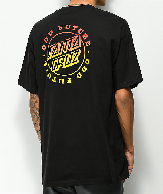 Odd Future x Santa Cruz Fade Black T-Shirt