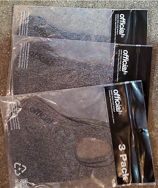 Official Nano-Polyurethane paquete de 3 cubiertas de cara grises