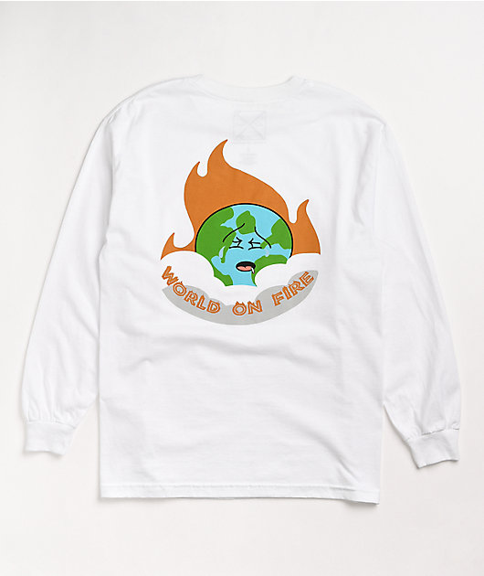 on fire shirt