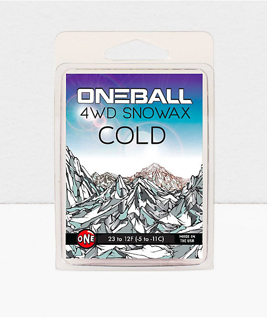One Ball 4WD Cold Snowboard Wax
