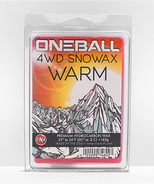 One Ball 4WD Warm Snowboard Wax