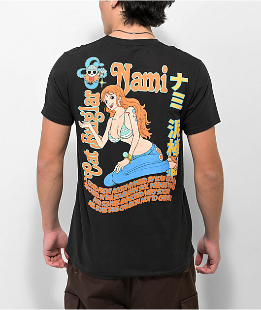 トップス NaMi One Piece Nami Black T-Shirt | Zumiez