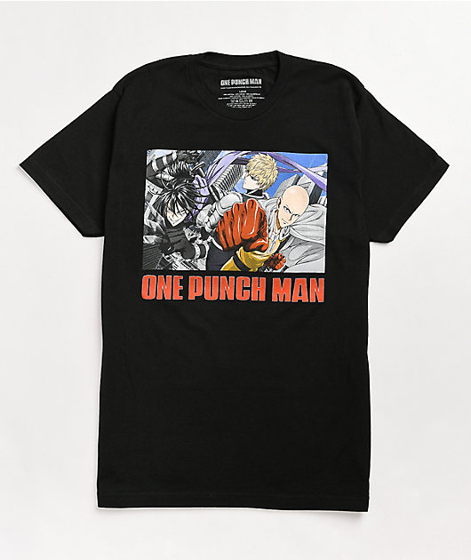 un Punch-man t-shirt profesor de un solo clic macho Saitama Manga Corta nuevo 