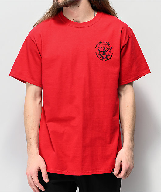 Open925 Blacked Out Red T-Shirt