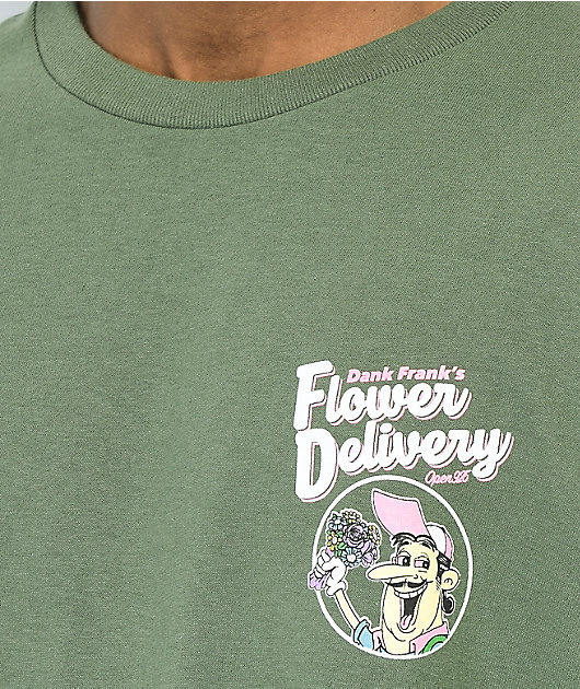 Open925 Dank Franks camiseta verde oliva