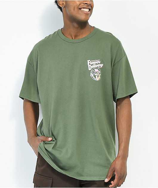 Open925 Dank Franks camiseta verde oliva