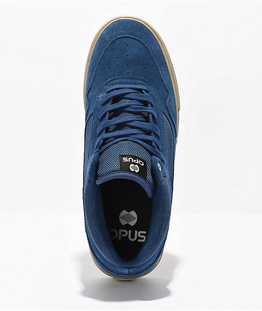Opus zapatos de skate estándar medianos color azul marino y