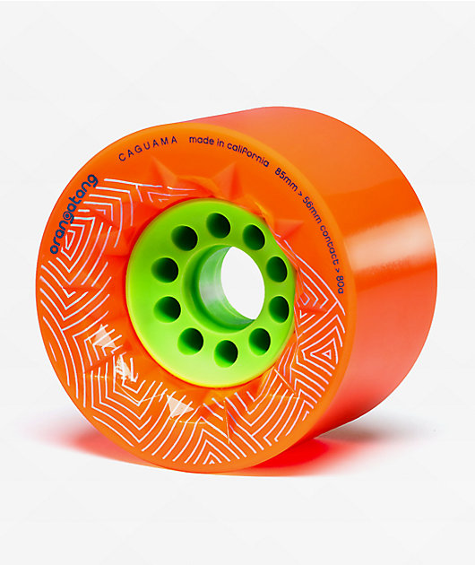 Orangatang Caguama 85mm 80a Orange Cruiser Skateboard Wheels | Zumiez