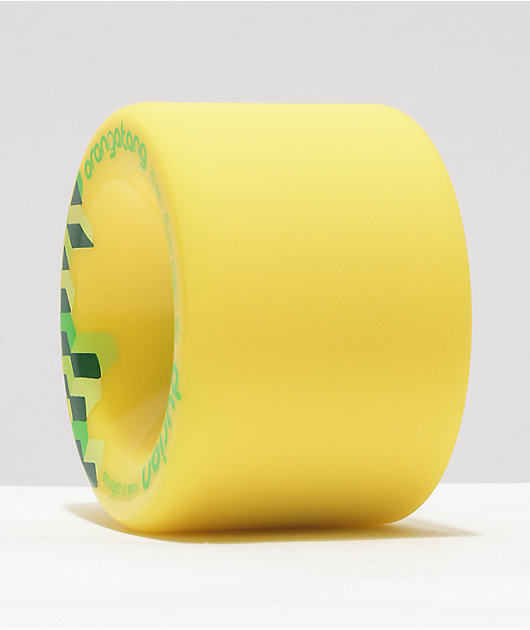 Orangatang Durian 75mm 86a Yellow Longboard Wheels