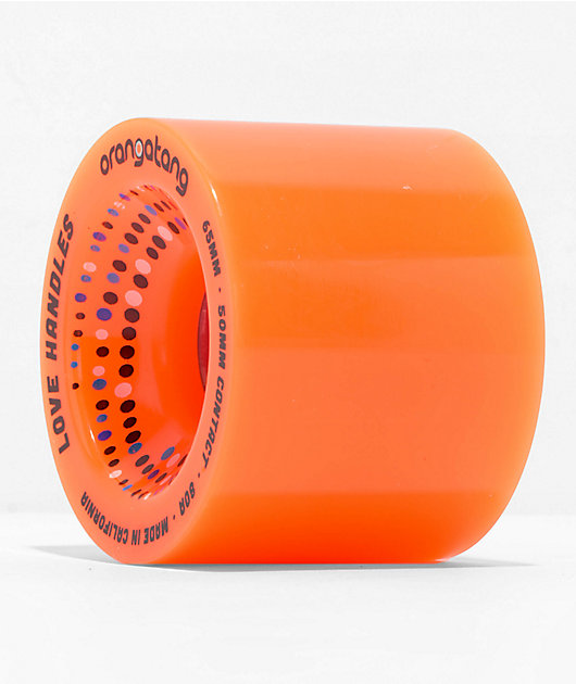 Orangatang Love Handles 65mm 80a Orange Cruiser Skateboard Wheels