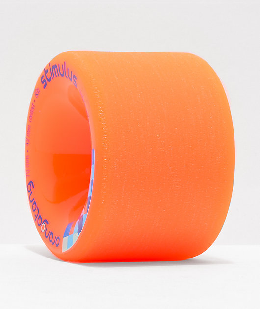 Orangatang Stimulus 70mm 80a Orange Cruiser Skateboard Wheels