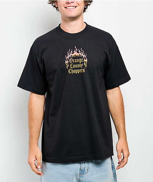 Orange County Choppers Hot Flames Black T-Shirt | Zumiez