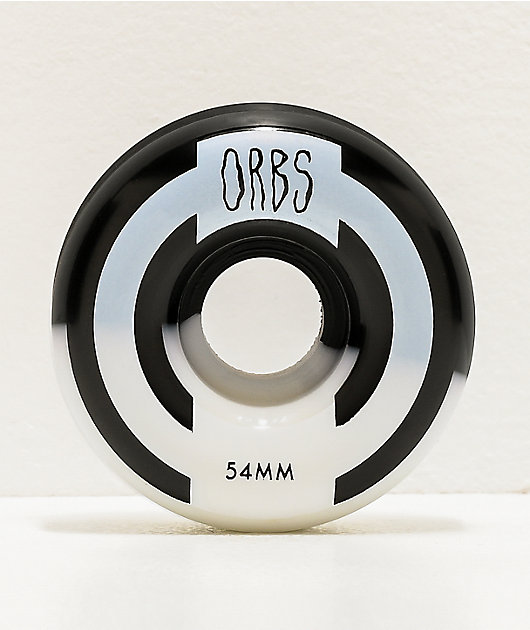 Orbs Apparitions Split 54mm 99a Black & White Skateboard Wheels