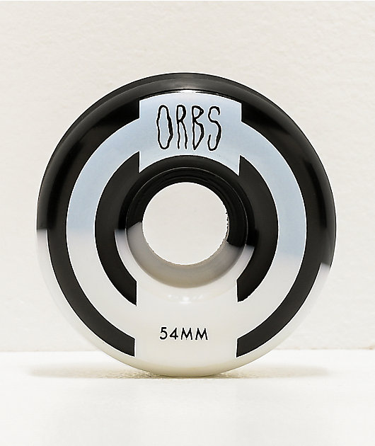 Orbs Apparitions Split 54mm 99a ruedas de skate negras y blancas