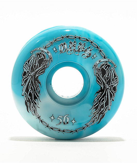 Orbs Specters Swirls 56mm 99a Blue Skateboard Wheels