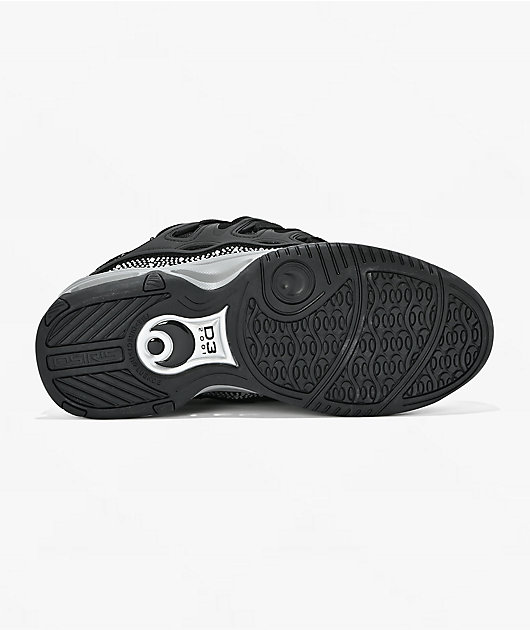 Osiris D3 2001 25 Years Black, Grey & Rhinestone Skate Shoes