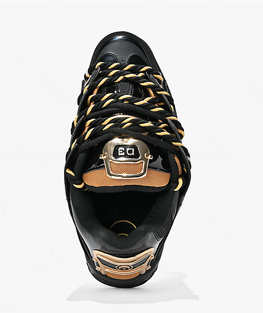 Osiris D3 2001 25 Years Black & Gold Skate Shoes