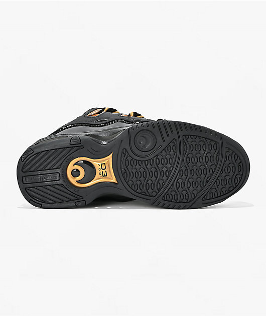 Osiris D3 2001 25 Years Black & Gold Skate Shoes
