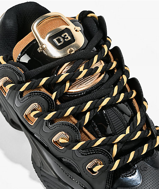 Osiris D3 2001 25 Years Black & Gold Skate Shoes