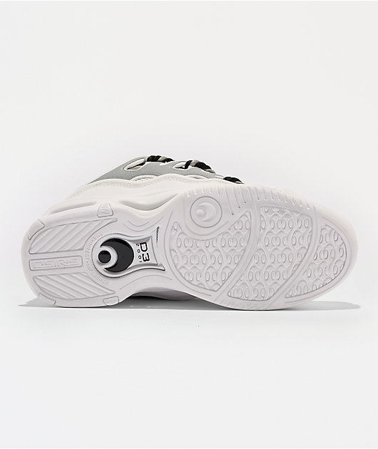 Osiris D3 2001 25 Years White & Silver Skate Shoes | Zumiez