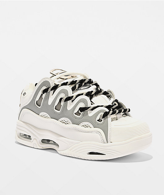 Osiris D3 2001 25 Years White & Silver Skate Shoes | Zumiez