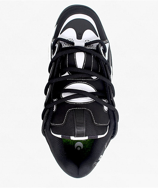 Osiris D3 2001 Black, White & Red Skate Shoes