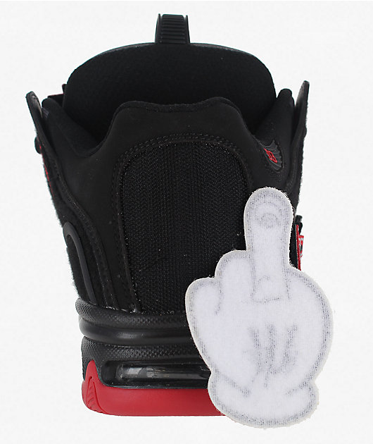 Osiris D3 2001 Black & Red Skate Shoes