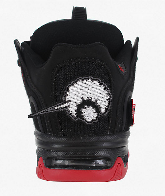 Osiris D3 2001 Black & Red Skate Shoes